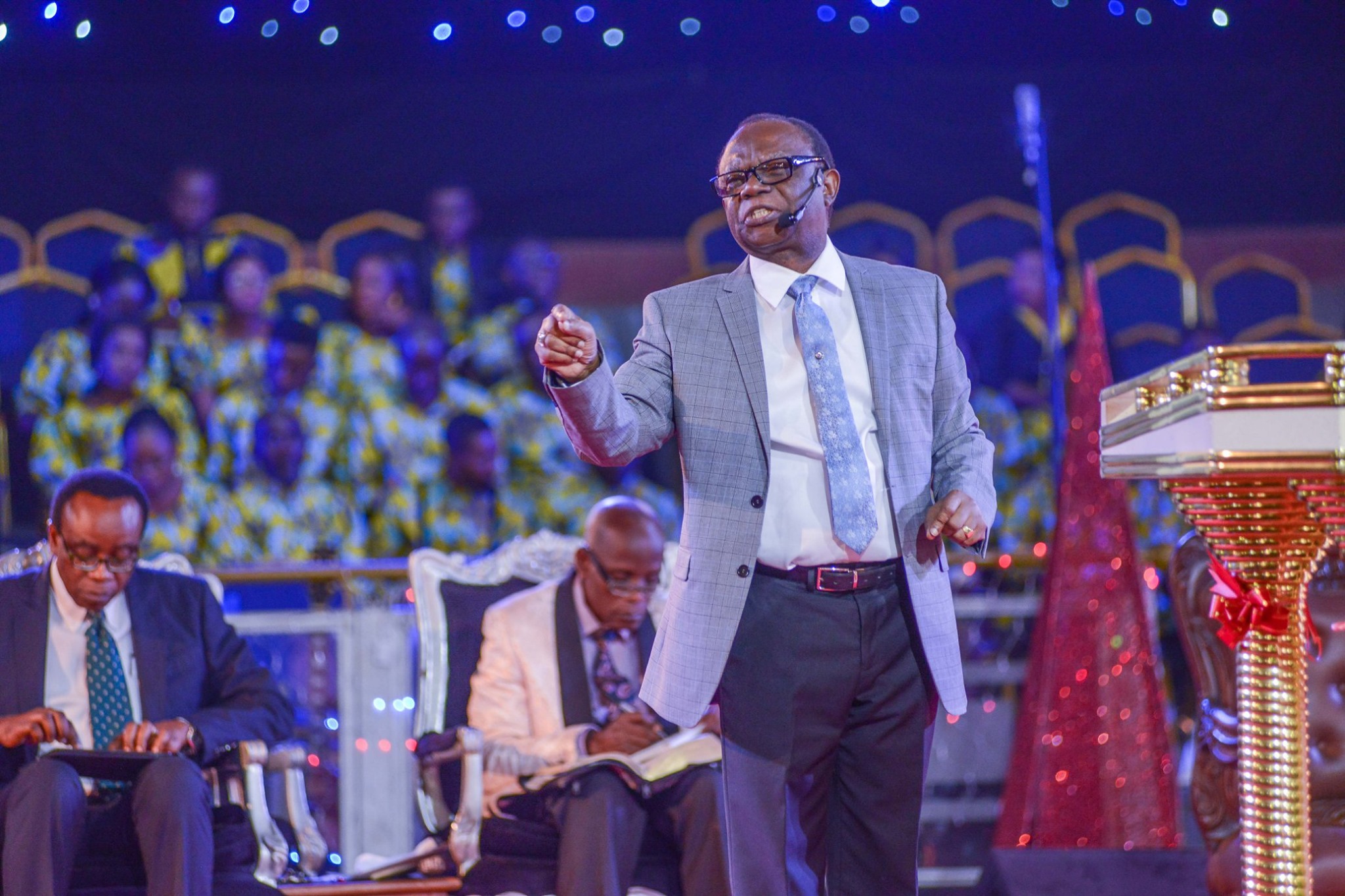 Rev. felix omobude preaching